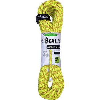 Lano Jednoduché horolezecké lano BEAL Antidote 10,2 mm Barva: yellow, Délka: 70 m, Kód produktu: BC102A.70.Y