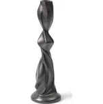 Ferm Living Svícen Gale Medium, blackened aluminium