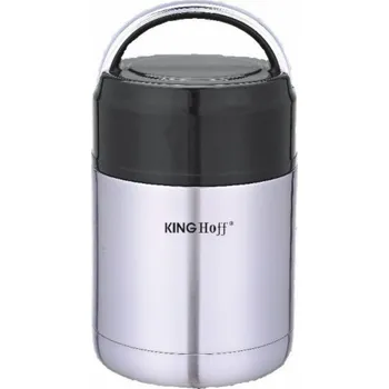 Termoska KingHoff Termoska na večeři KH-4374 0,65 l Stříbrná