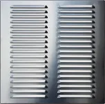 Ventilační mřížka AL 400x400 mm hliníková