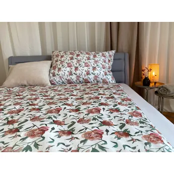 Povlečení Bavlněné povlečení pivoňka - 140x200 + 70x90 cm (standard)