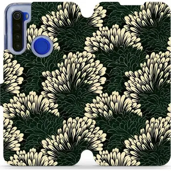 Pouzdro na mobilní telefon Flipové pouzdro Mobiwear - Xiaomi Redmi Note 8T - VA45S Travina (Knížkové flip pouzdro, obal, kryt na mobil Xiaomi Redmi Note 8T - VA45S Travina, materiál Umělá kůže + TPU - ochrana 360°, stojánek, silikonová vanička, magnetické zavírání)