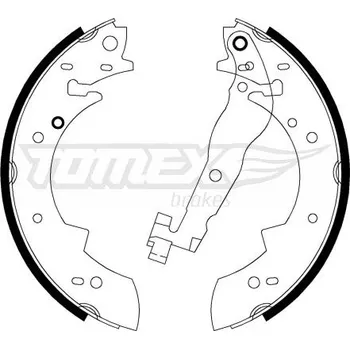 Brzdová čelist Sada brzdových čelistí TOMEX Brakes TX 20-62