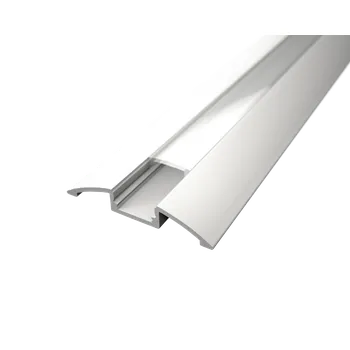 LED lišta Nástěnný profil lišta pro LED pásky N4 bílý - profil lišta + Nacvakávací čirý difuzor 1m - LED Solution - LP104W-1M_09101 - LP104W-1M_09101