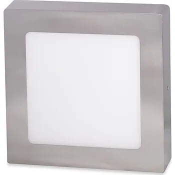LED panel Stříbrný přisazený LED panel hranatý 170 x 170mm 12W Teplá bílá - POSLEDNÍ KUS - LED Solution - VYP219 - VYP219