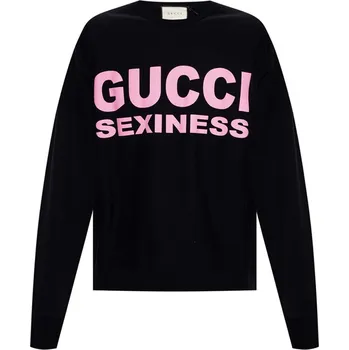 Pánská mikina GUCCI Sexiness Black mikina M Černá