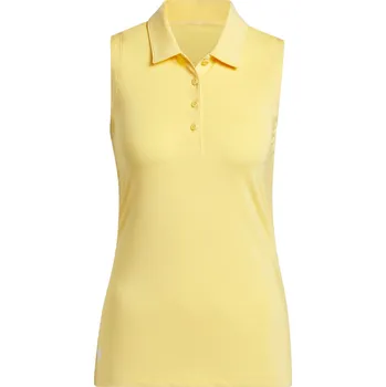 Dámské tričko Adidas W polo Ultimate365 Sleeveless - žluté: Dámské XXL