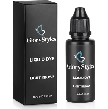 Barva na řasy a obočí GloryStyles Barva na obočí a řasy 15 ml - světle hnědá