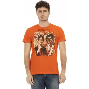 Pánské triko 2AT47 Trussardi Action Barva: Oranžová, Velikost: L