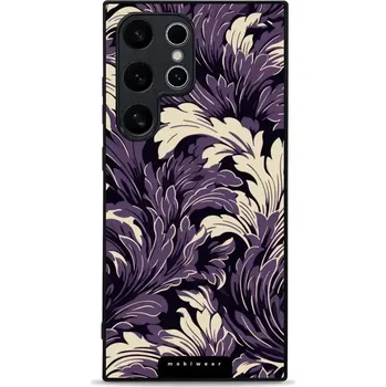 Pouzdro na mobilní telefon Lesklý kryt Mobiwear Glossy - Samsung Galaxy S24 Ultra - GA46G Fialové rostliny (Prémiové lesklé pouzdro, obal, kryt Mobiwear Glossy na mobil Samsung Galaxy S24 Ultra - GA46G Fialové rostliny, materiál Plast + TPU silikon - krytí po všech stranách,)