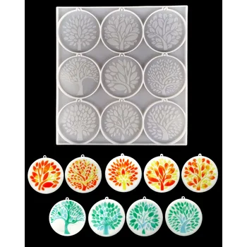 Forma na odlévání Silikonová forma – přívěsky a klíčenky strom života