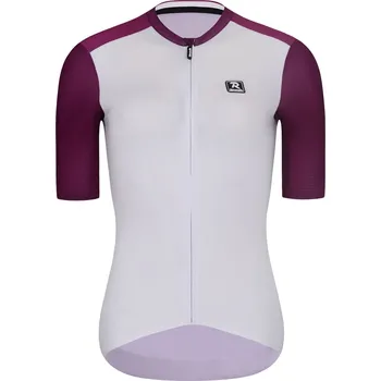 cyklistický dres RIVANELLE Cyklistický dres s krátkým rukávem - TECHNICAL - bílá/bordó