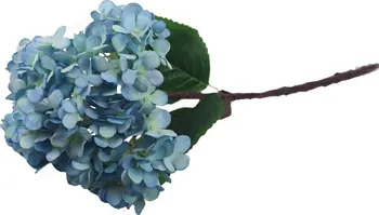 Umělá květina Morex X5788-13 hortenzie světle modrá