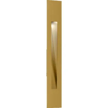 Nástěnné svítidlo Wever & Ducré Vestavné nástěnné svítidlo Stripe Barva: Zlatá, Rozměr: V: 220 mm, Š: 35 mm 3056A1G4