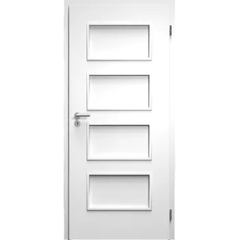 Interiérové dveře SAPELI SWING KOMFORT M19 - LAKOVANÉ - OTOČNÉ DVEŘE VČ. ZÁRUBNĚ - Barva ral Průchozí šířka (cm): 60, Průchozí výška (cm): 210