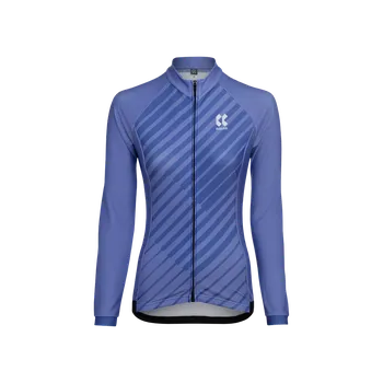 cyklistický dres KALAS MOTION Z4 | Cyklistický dres dlouhý rukáv | Lilac Blue | DÁMSKÝ | Velikost: 4