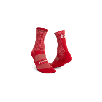 Pánské ponožky KALAS Z3 | Cyklo ponožky Vysoké Verano | Red/White | Velikost: 43-45