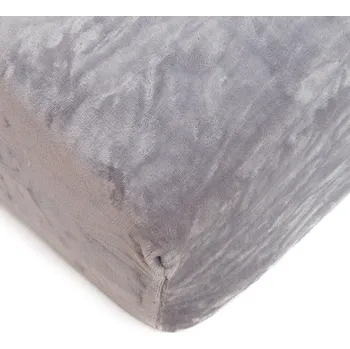 Prostěradlo Jahu Mikroflanelové prostěradlo 90x200 cm - šedé