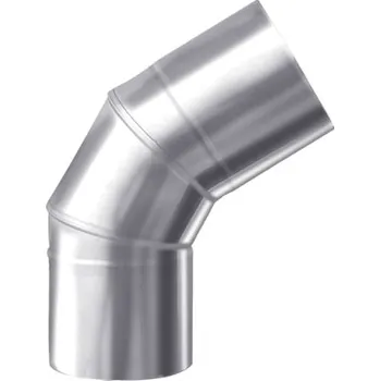Kouřovod Komínové nerezové koleno 60° - ø 120mm, tl. mat. 0,8mm