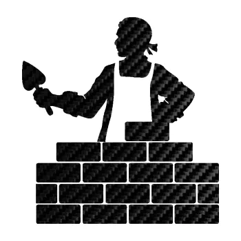 Samolepící dekorace SAMOLEPKA Zedník 001 levá cihlová zeď (50 - 3D karbon černý) NA AUTO, NÁLEPKA, FÓLIE, POLEP, TUNING, VLASTNÍ TEXT, TISK, AUTOSAMOLEPKY.cz, POLEPY, OBRÁZEK, LOGO, SAMOLEPKY