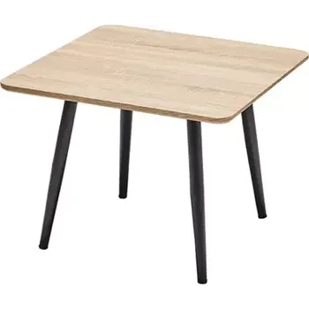 Konferenční stolek TEO 60 konferenční stolek čtvercový, vrchní deska bardolino, rám kovový