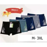 Bambusové boxerky Pesail - M0317 (Balení/12 ks)