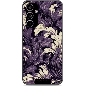 Pouzdro na mobilní telefon Lesklý kryt Mobiwear Glossy - Samsung Galaxy A54 5G - GA46G Fialové rostliny (Prémiové lesklé pouzdro, obal, kryt Mobiwear Glossy na mobil Samsung Galaxy A54 5G - GA46G Fialové rostliny, materiál Plast + TPU silikon - krytí po všech stranách, neošoupateln