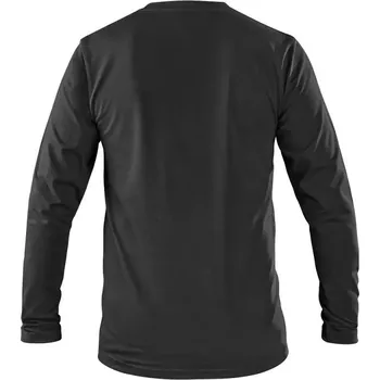 Pánská móda Tričko CXS SIMON, dlouhý rukáv, černé, vel. 2XL