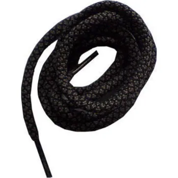 Tkaničky do bot Tkaničky do bot kulaté velmi silné Presto 4 PES 140 cm - šedé-černé, 140