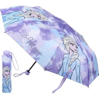 Deštník DEŠTNÍK FROZEN LEDOVÉ KRÁLOVSTVÍ skládací > varianta 001-0663 fialový