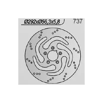 Brzda pro motocykl Brzdový kotouč NG zadní HARLEY DAVIDSON XL 1200 rok 00-03