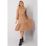 RUE PARIS Bavlněné šaty Noa camel Velikost: L