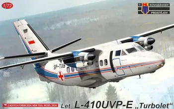 Plastikový model Kovozávody Prostějov Let L-410UVP-E Turbolet 1:72