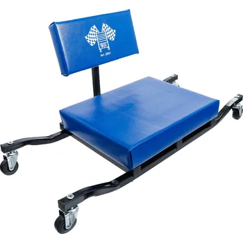 Dílenský stůl BGS 2852, Pojízdné dílenské sedátko | extra ploché