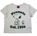 Eplus Dívčí tričko - Snoopy bílé Velikost - děti: 158