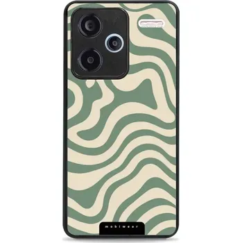 Pouzdro na mobilní telefon Lesklý kryt Mobiwear Glossy - Xiaomi Redmi Note 13 Pro Plus - GA57G Zelené a béžové zkrouceniny (Prémiové lesklé pouzdro, obal, kryt Mobiwear Glossy na mobil Xiaomi Redmi Note 13 Pro Plus - GA57G Zelené a béžové zkrouceniny, materiál Plast + TPU silikon -