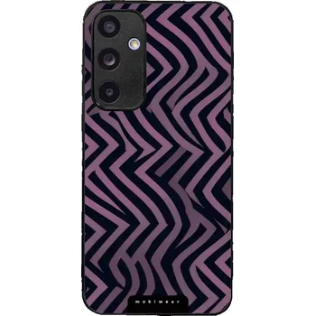 Pouzdro na mobilní telefon Lesklý kryt Mobiwear Glossy - Samsung Galaxy A35 5G - GA55G Fialové klikyháky (Prémiové lesklé pouzdro, obal, kryt Mobiwear Glossy na mobil Samsung Galaxy A35 5G - GA55G Fialové klikyháky, materiál Plast + TPU silikon - krytí po všech stranách,)