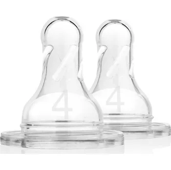 dudlíky DR BROWN`S DR.BROWN'S Savička na láhve Options+ úzké 9m+, silikonový 2 ks