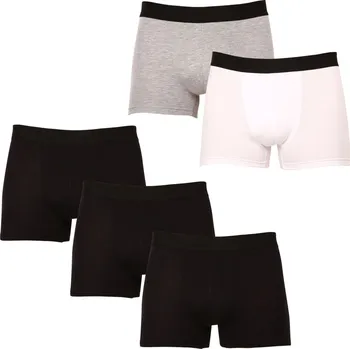 Boxerky 5PACK pánské boxerky Nedeto vícebarevné (5NDTB1002) XL Možnost vrácení zboží ZDARMA do 120 dnů!