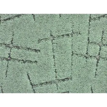 Koberec Spoltex bytový koberec Symphony 24 zelená šíře 5 m