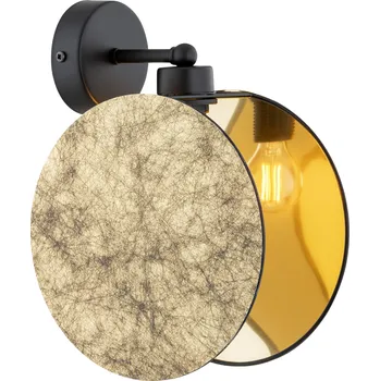 Nástěnné svítidlo Emibig Motif nástěnné svítidlo 1x10 W černá-zlatá 1326/K1