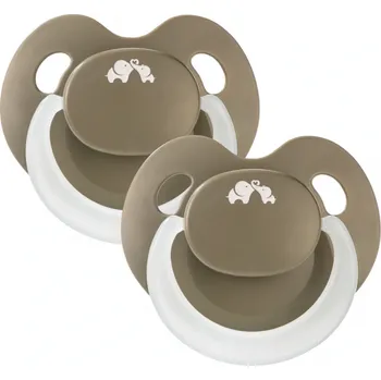 dudlíky Bebeconfort Šidítko silikonové Physio Air Eco svítící 2 ks 6 m+ Green