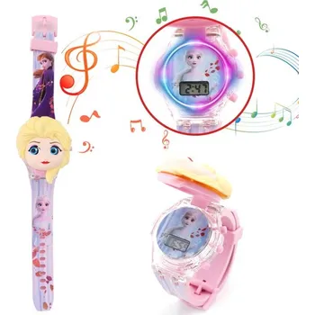 Prsten Frozen (Ledové království) Dětské hrající digitální hodinky - Frozen - Elsa