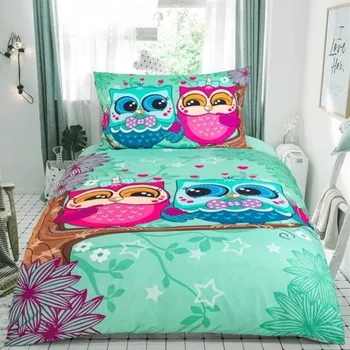 Povlečení APEX 3D povlečení - barevné sovičky