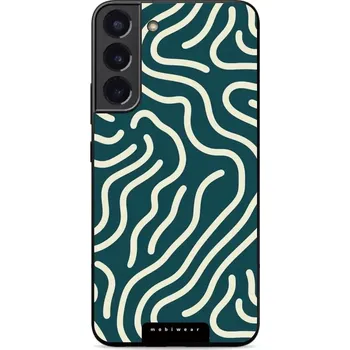 Pouzdro na mobilní telefon Lesklý kryt Mobiwear Glossy - Samsung Galaxy S22 Plus - GA61G Béžové linky (Prémiové lesklé pouzdro, obal, kryt Mobiwear Glossy na mobil Samsung Galaxy S22 Plus - GA61G Béžové linky, materiál Plast + TPU silikon - krytí po všech stranách, neošoupatelný)