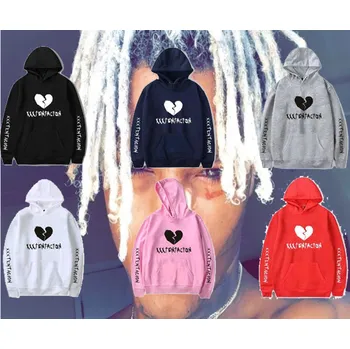Pánská mikina Mikina XXXtentacion Merch Barva: Fialová, Velikost: 110/116 - 5/6let