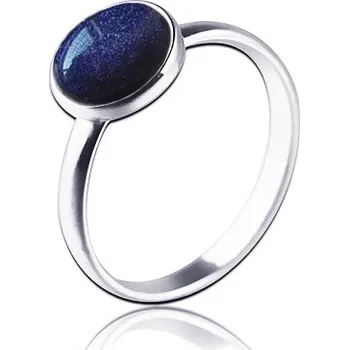Prsten NUBIS® Stříbrný prsten s Lapis Lazuli - velikost 59 - NBP81-59