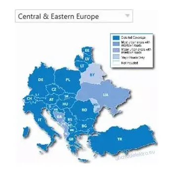 Mapový podklad pro GPS navigaci Aktualizace map Garmin CN NTU EAST 2026.20