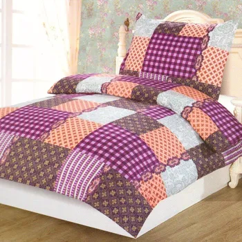 Povlečení Fashion Home Povlečení z mikrovlákna Patchwork 1