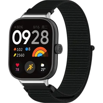 Ostatní příslušenství k chytrým hodinkám VSECHNONAMOBIL 71845 NYLON Řemínek pro Xiaomi Smart Band 8 Pro černý